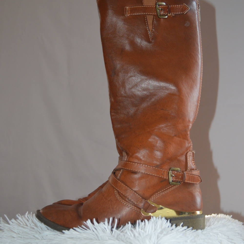 Brown Riding Boots - Picture 2 of 5